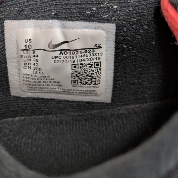 Nike Air Max 1 SE Windbreaker 2019 Size 10 AO1021-023 Multicolor Running Shoes - Picture 7 of 8